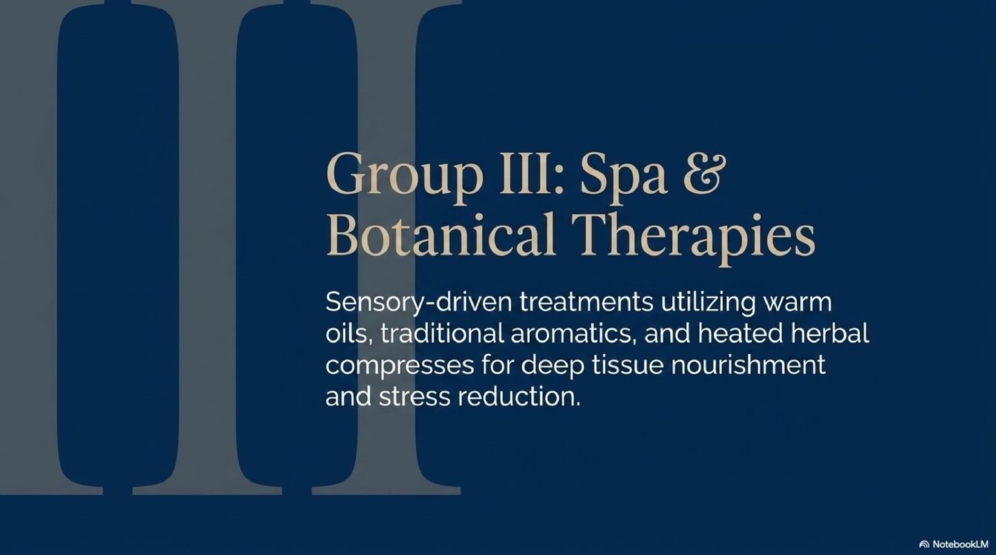 Spa botanical therapies